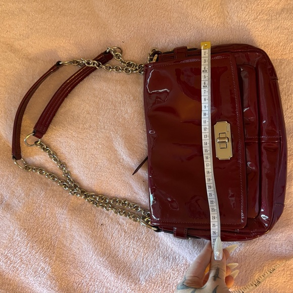 Coach Red Chain Shoulder Bag - Picture 12 of 12